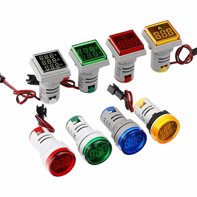 22 mm mini voltmetër /ammetër /metër hertz LED LED Treguesi dixhital