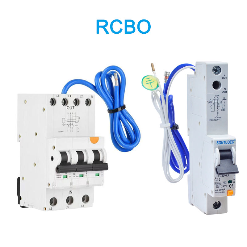 6KA 3P+N Breaker Circuit Breaker A (AC) Type RCBO me kabllo
