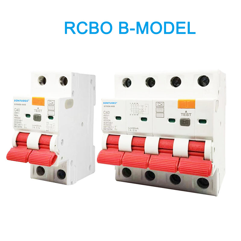 RCBO B MODEL 2P 4P Breaker i Qarkut aktual