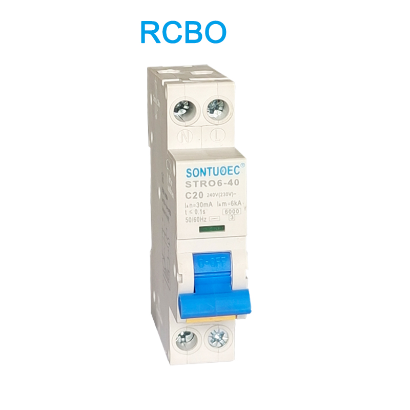 STRO6-40 Breaker Circuit Breaker Din Rail Type Instalimi RCBO